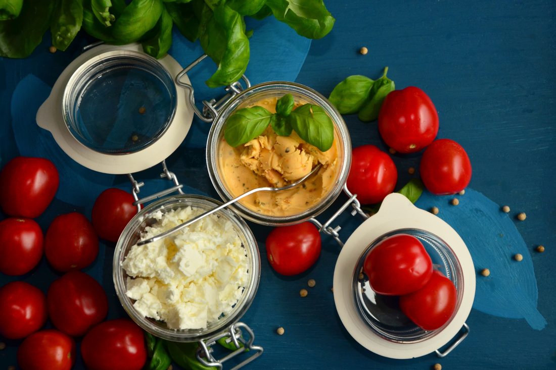 Free stock image of Tomatoes & Feta Cheese