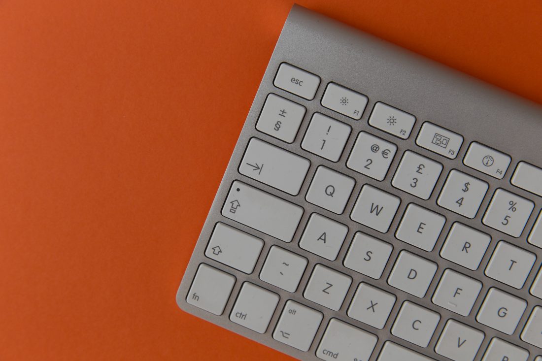 Free stock image of Keyboard On Orange Background