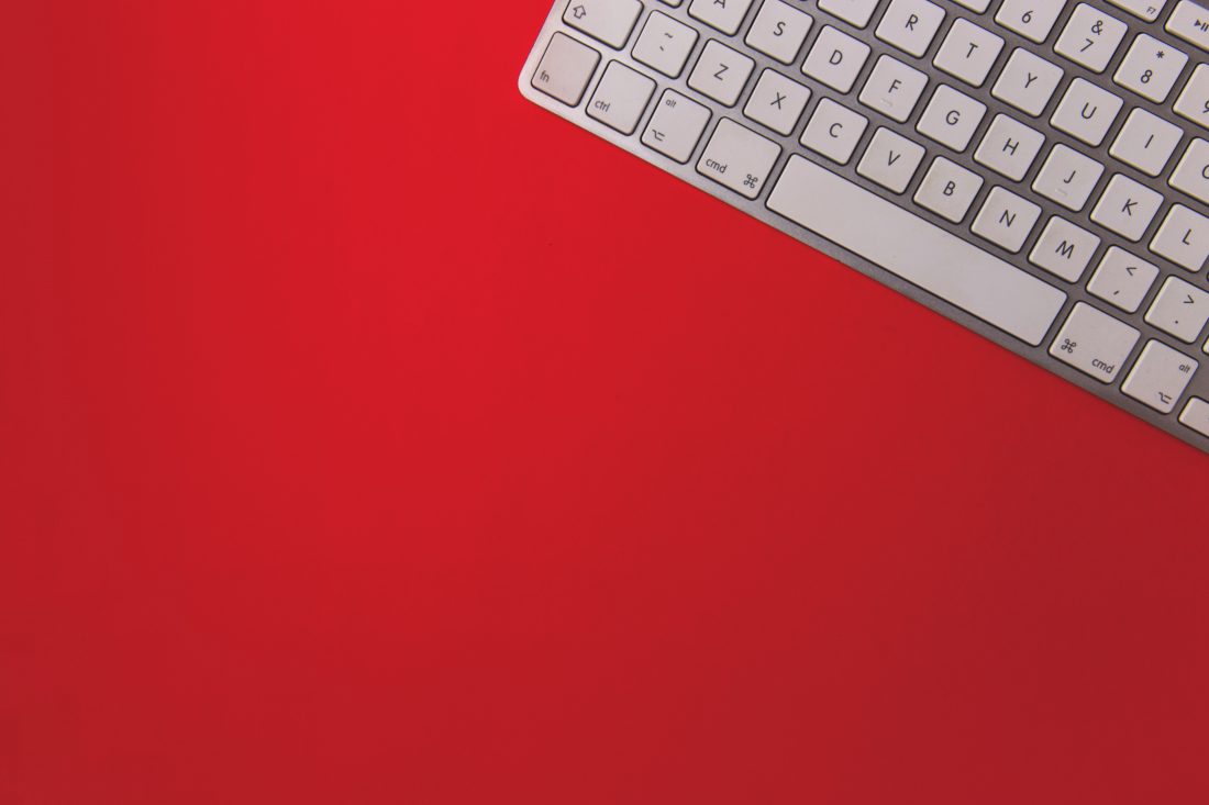 Free stock image of Keyboard On Red