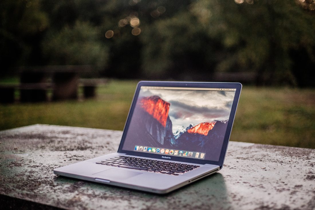 Free stock image of Laptop Outdoors
