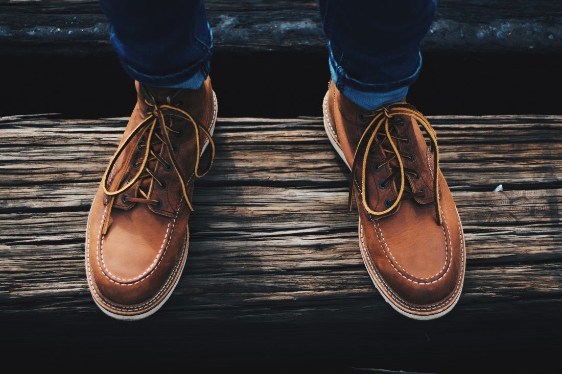 Free stock image of Leather Boots & Denim