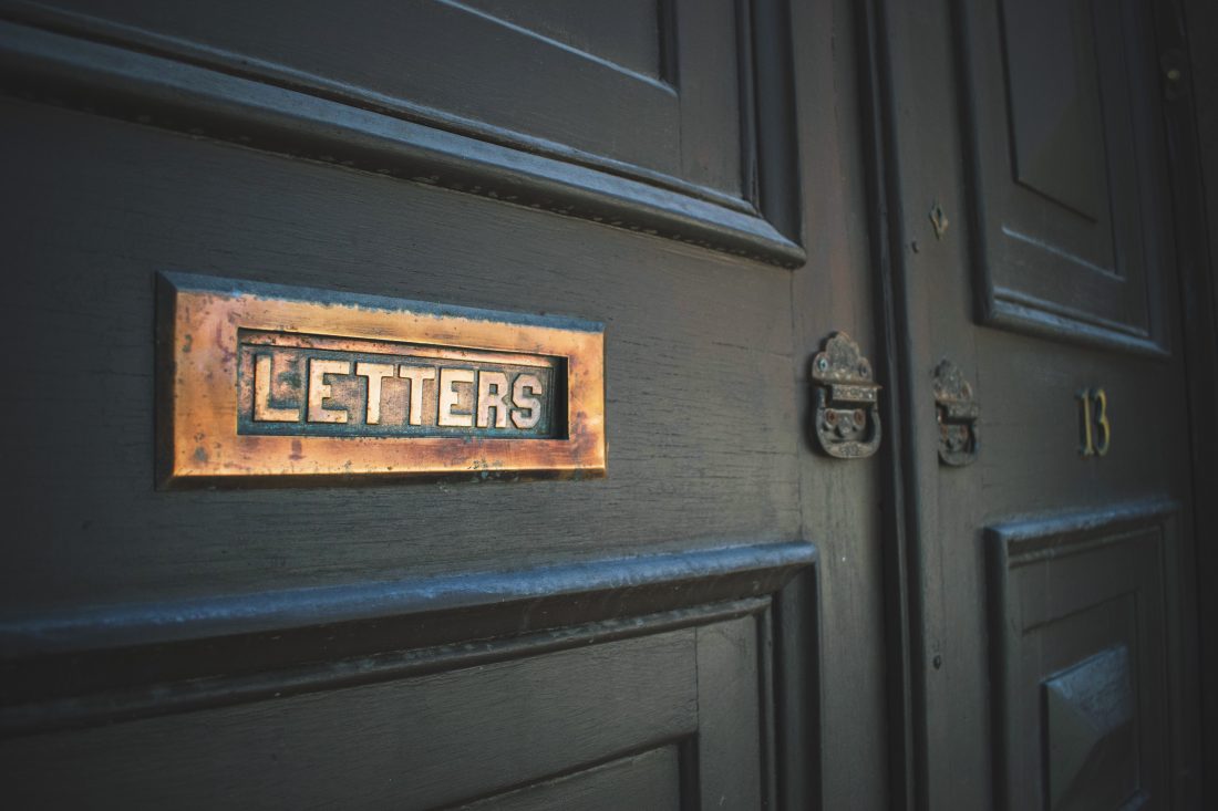 Free stock image of Letter Box in Doors