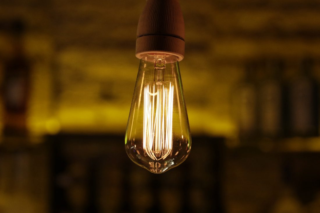 Free stock image of Light Bulb in Bar