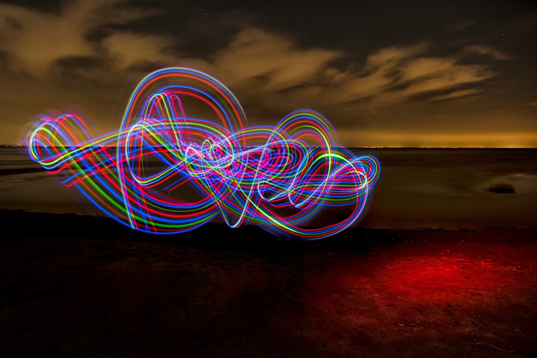 Free stock image of Light Painting Abstract