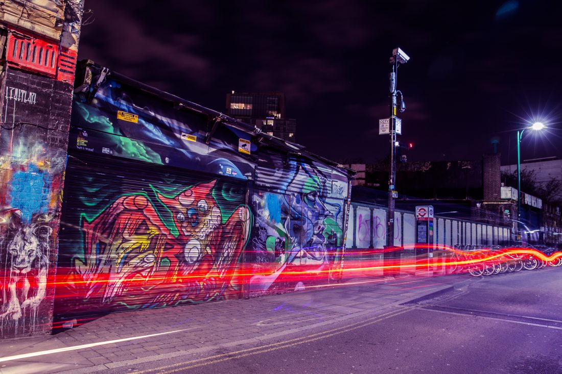 Free stock image of Urban Light Trails