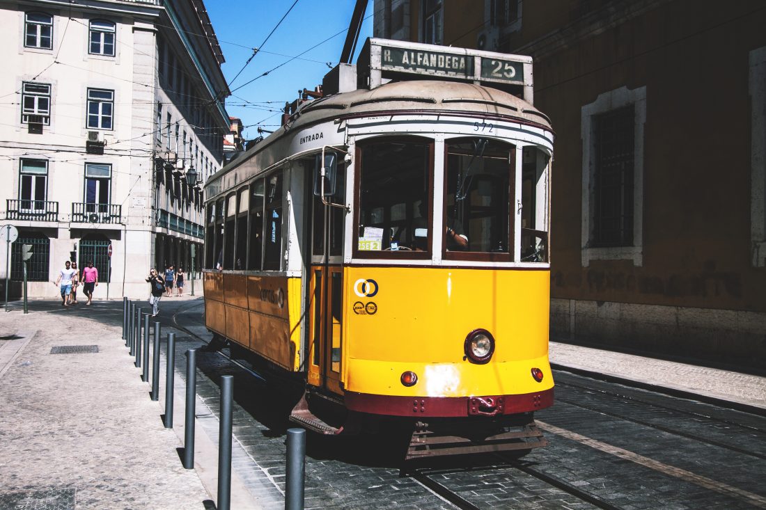 Free stock image of Lisbon Tram