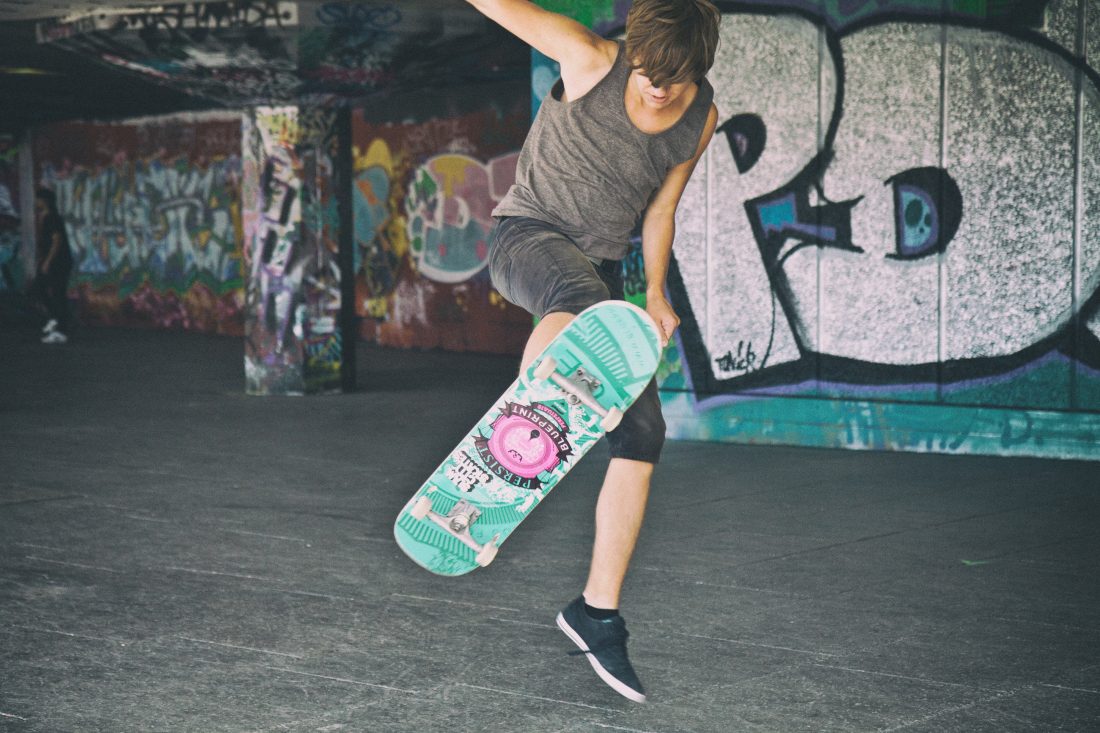 Free stock image of Skateboarder