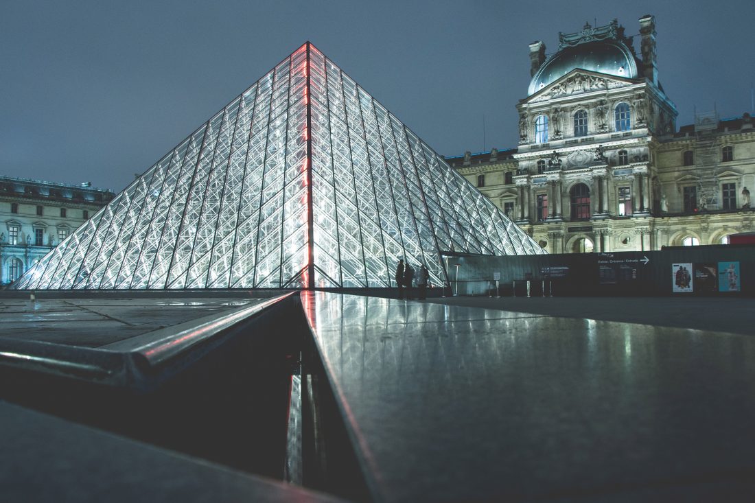 Free stock image of Louvre Pyramid, Paris