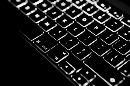 Backlit Black Mac Keyboard