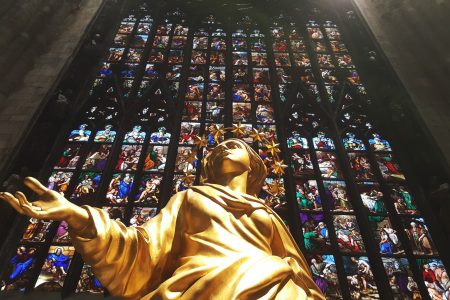 Church Statue in Milan