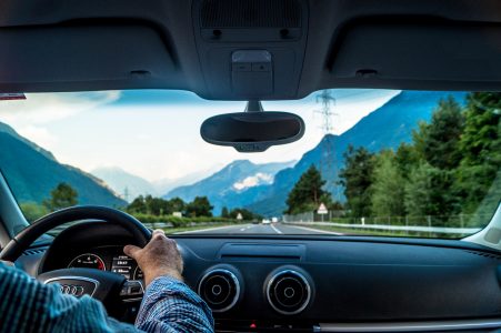 Man Driving Car