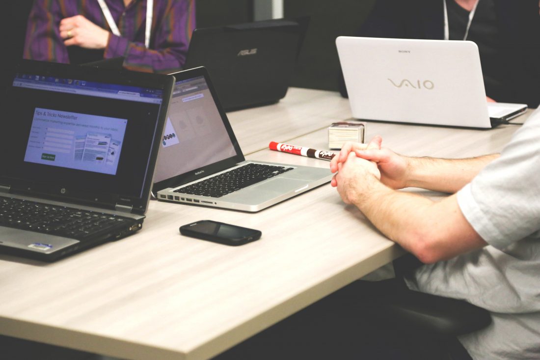 Free stock image of Laptop Business Meeting