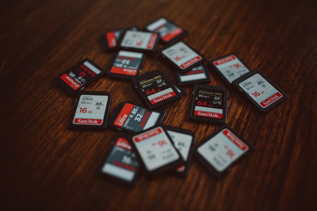 Free stock image of Memory Cards