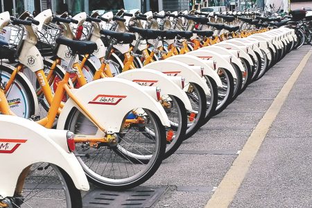 Bikes in Milan