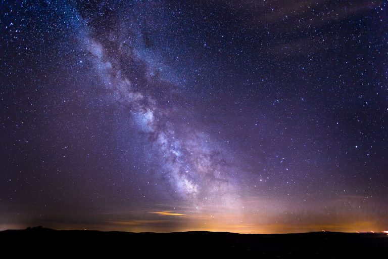 Milky Way Night Sky Royalty-Free Stock Photo