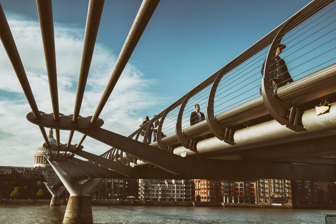 Free stock image of Millennium Bridge, London