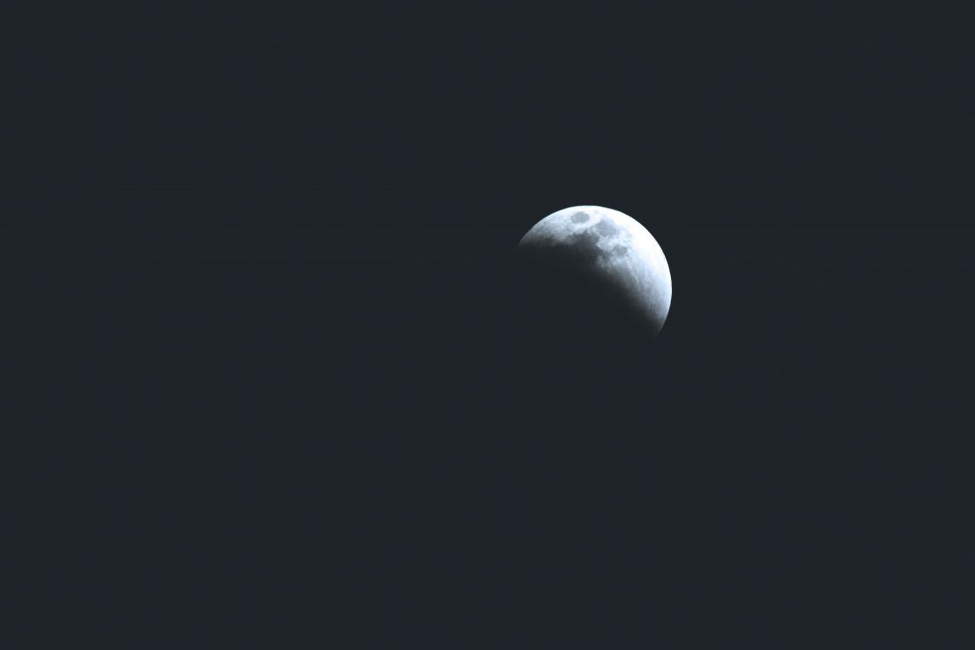 Free stock image of Moon in Night Sky