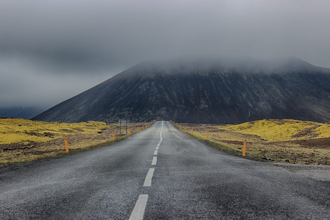 Free stock image of Mountain Road in Iceland
