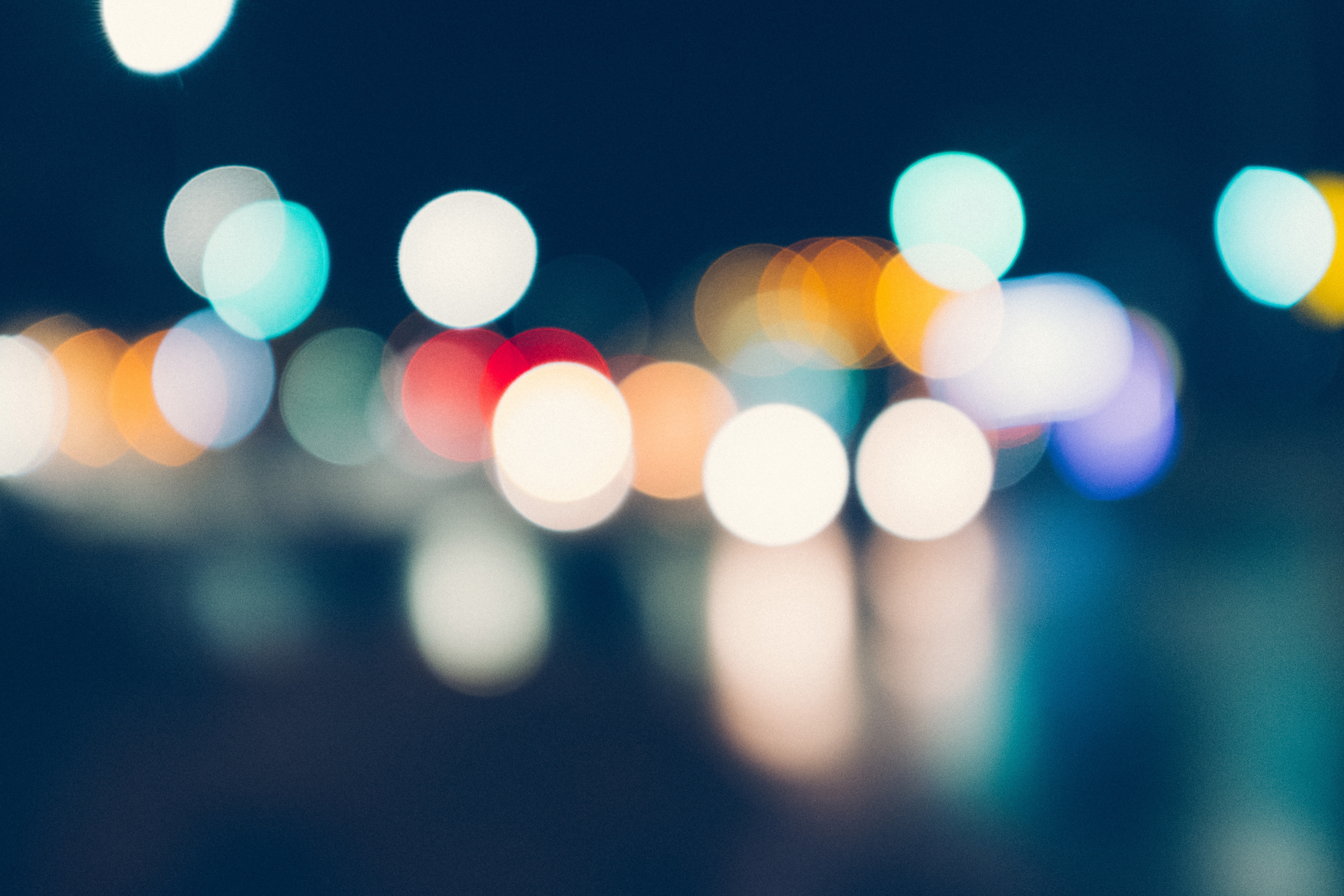 Night Bokeh Royalty Free Stock Photo