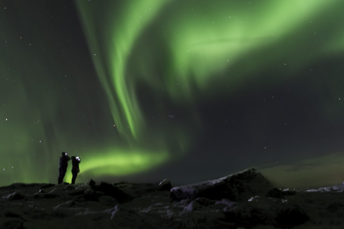 Free stock image of Northern Lights Landscape