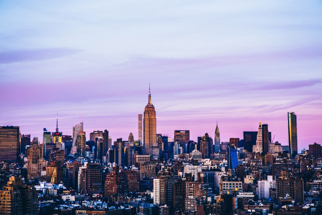 Free stock image of Manhattan Sunset