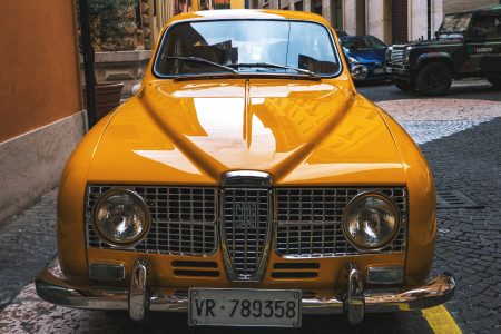 Old Yellow Car