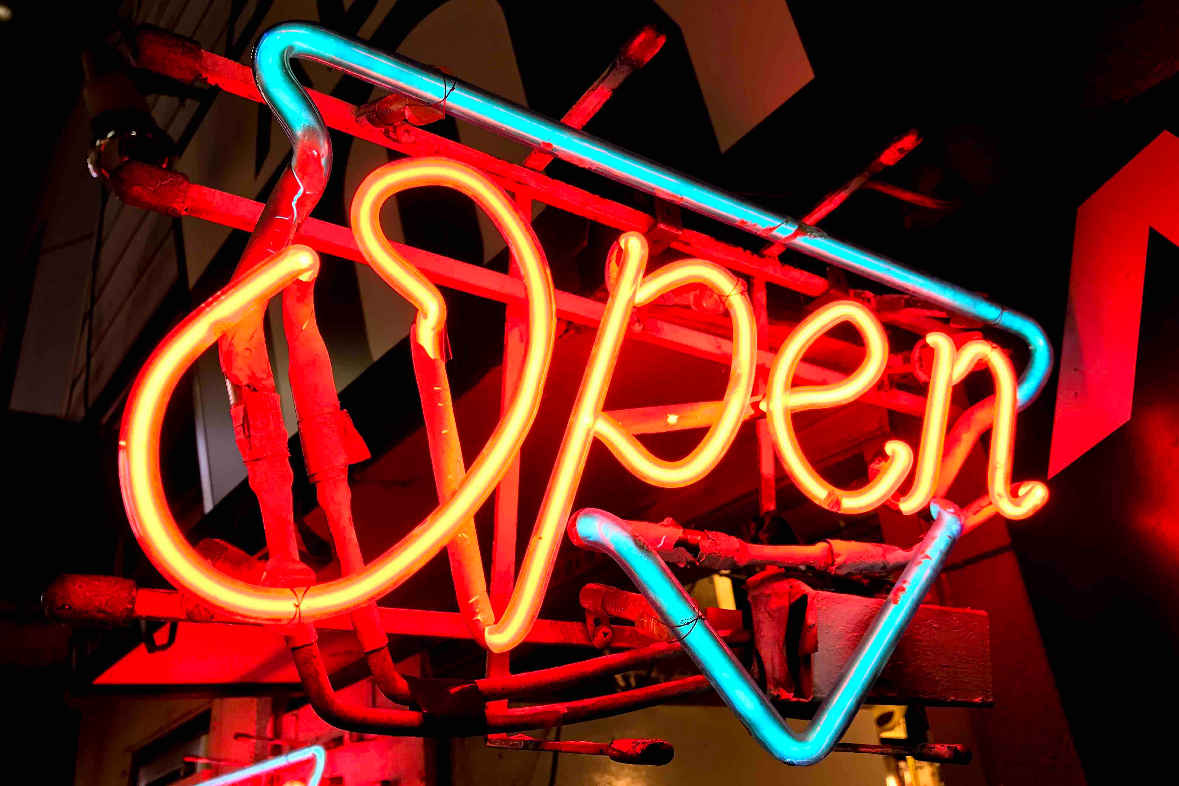 Download Open Neon Sign.