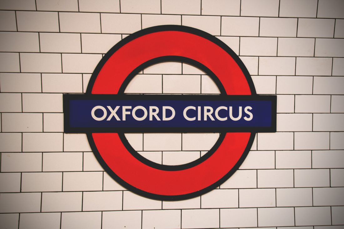 Free stock image of Oxford Circus