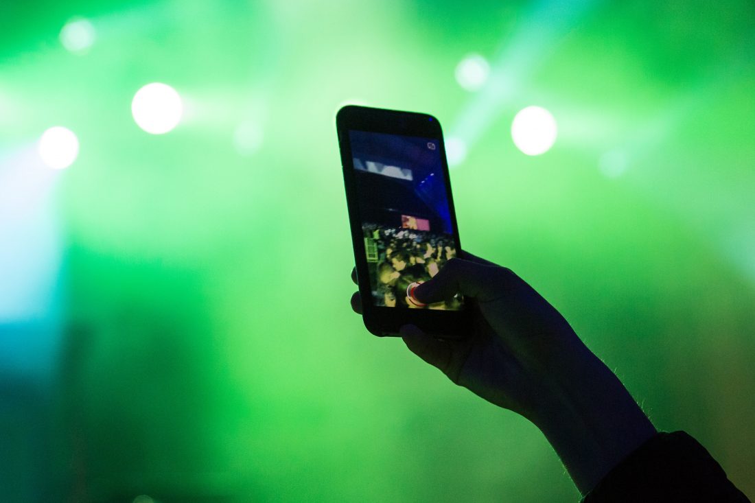 Free stock image of Phone at Concert