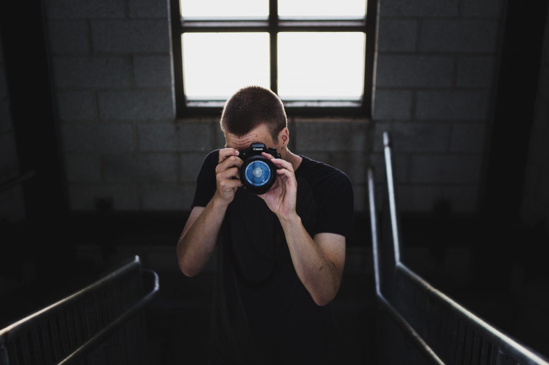 Free stock image of Male Photographer