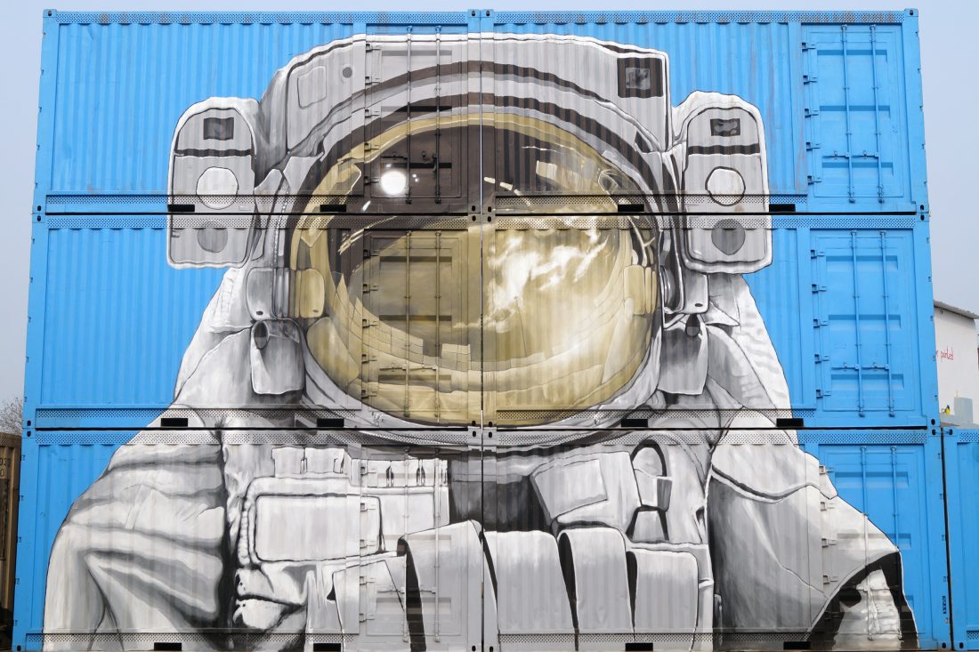 Free stock image of Astronaut Graffiti