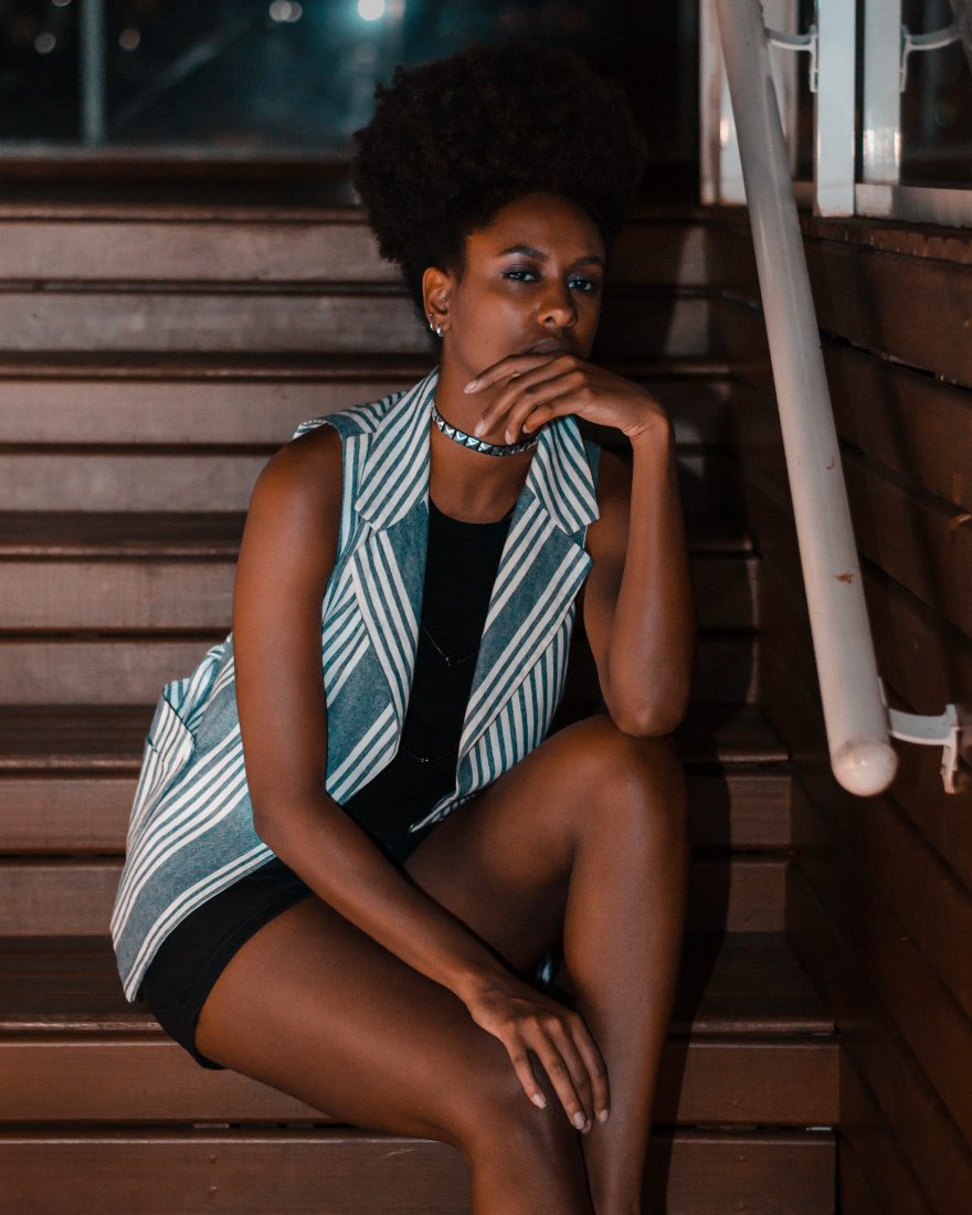 Free stock image of Portrait of a Black Model