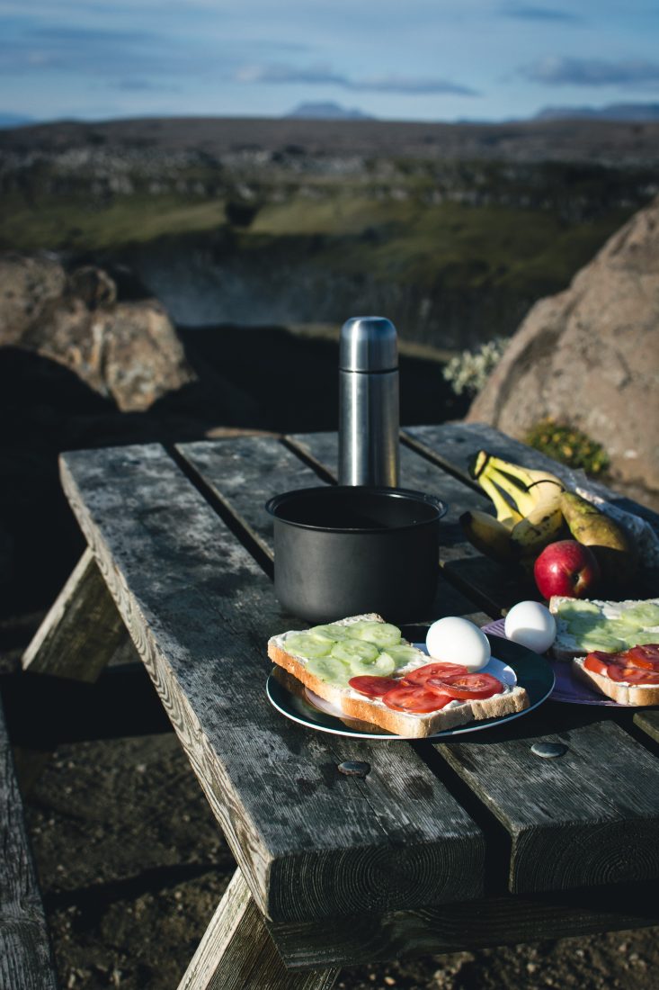 Free stock image of Camping Breakfast