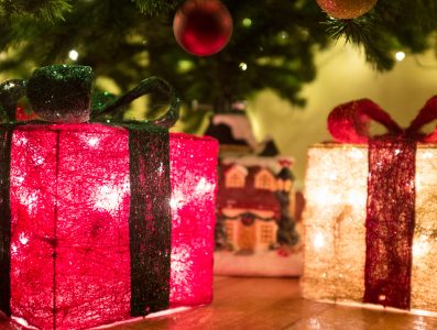 Glowing Christmas Parcel