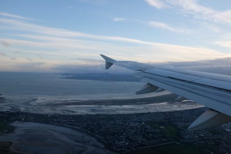 Coastal View from Plane