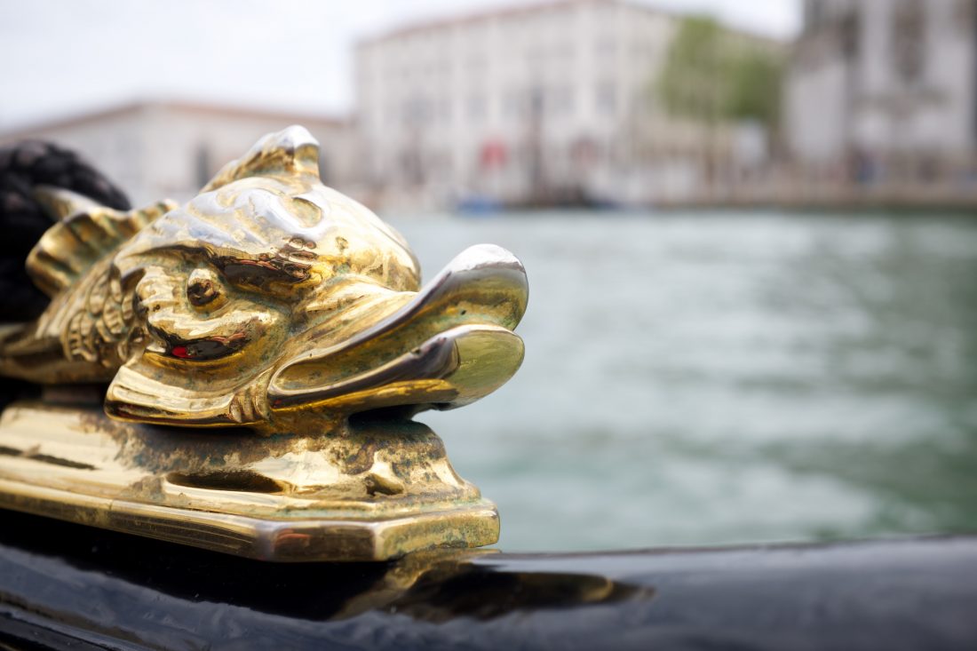 Free stock image of Gold Statue Venice Sea