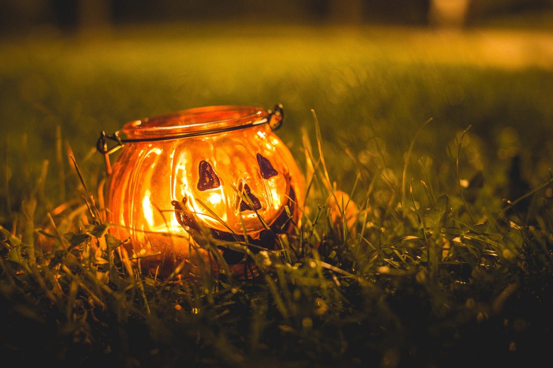 Free stock image of Halloween Candle Light at Night