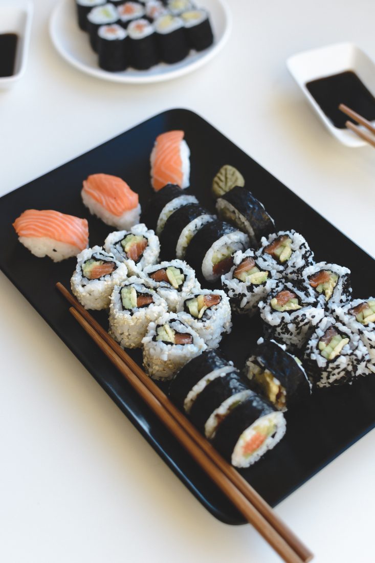 Free stock image of Home-made Sushi