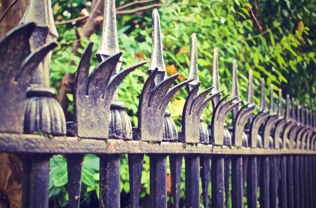 Free stock image of Metal Fence
