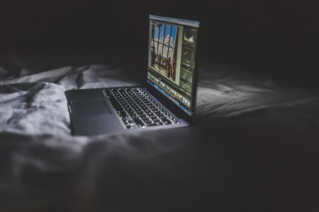 Laptop at Night
