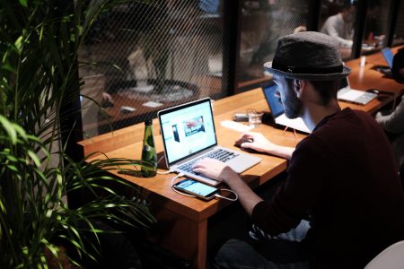 Computer Desk & Hat