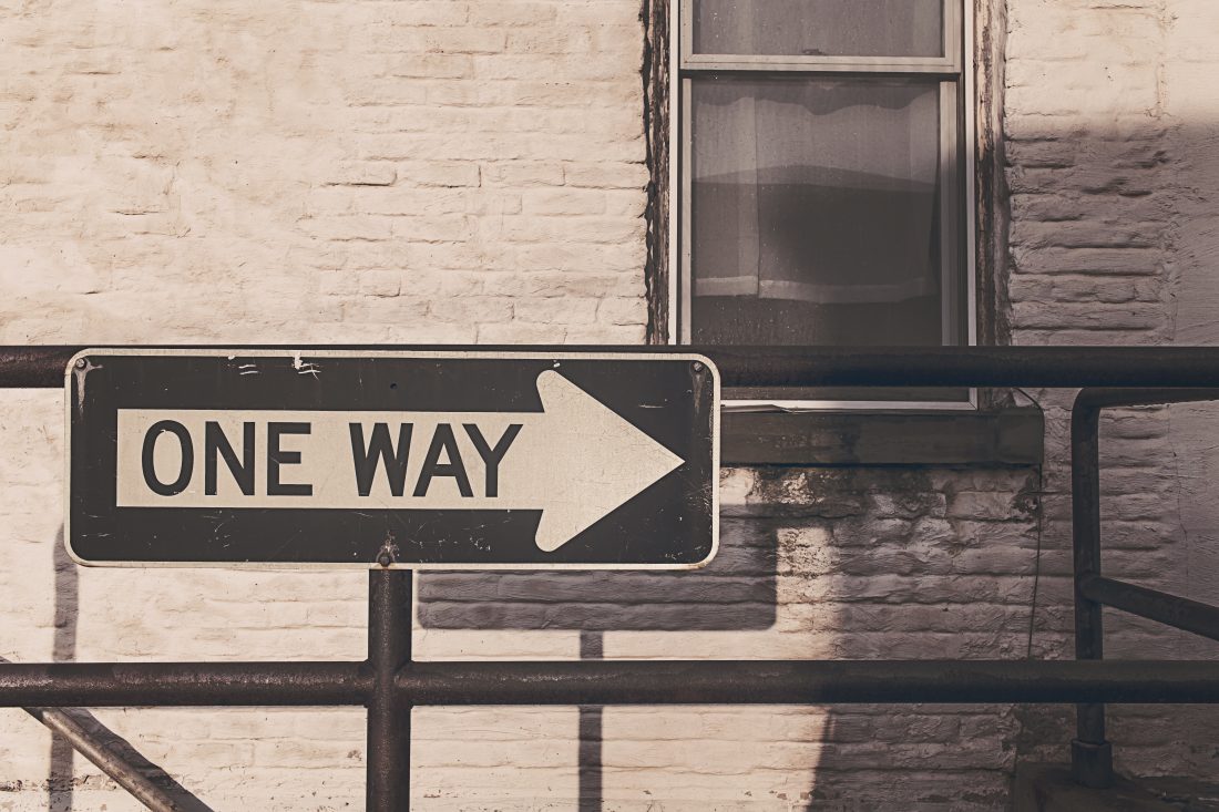 Free stock image of One Way Road Street Sign