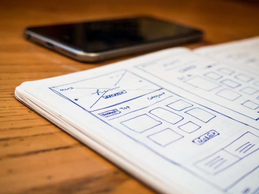 Free stock image of Wireframe Website