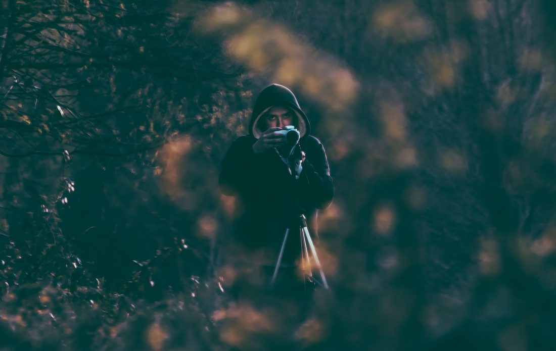 Free stock image of Photographer in Forest Man