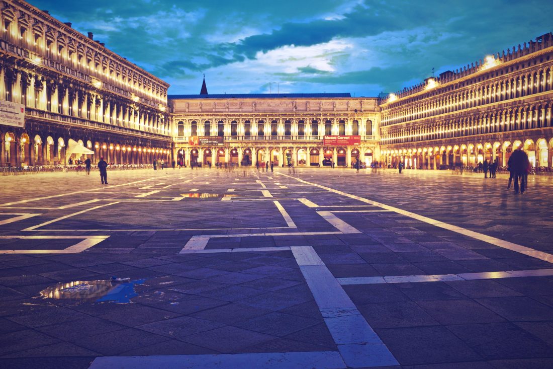 Free stock image of Piazza San Marco At Night