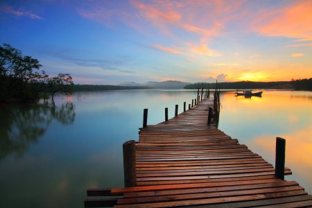 Still Water at Sunset