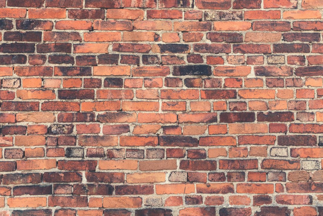 Free stock image of Red Brick Wall Texture