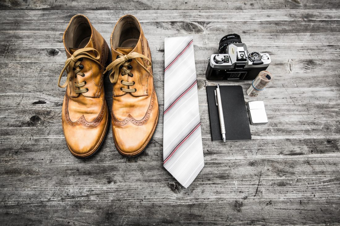 Free stock image of Shoes Tie Camera Money