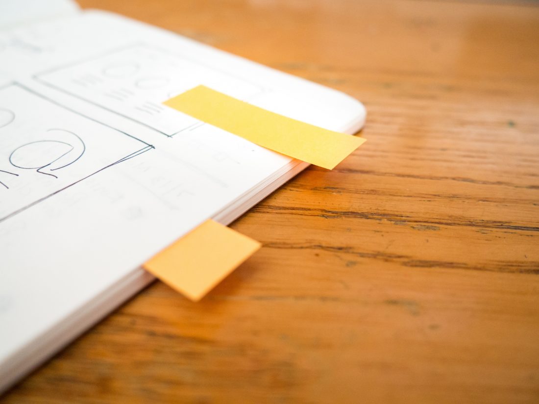 Free stock image of Sketch Wireframe Notes