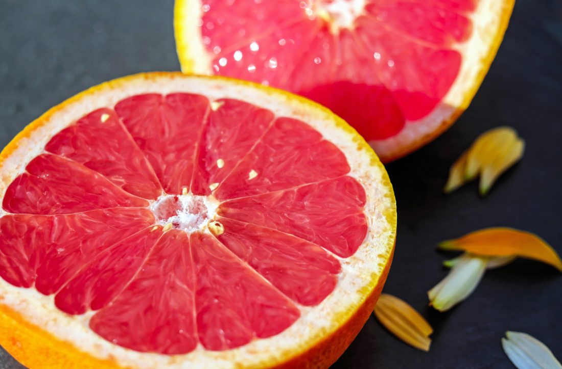Free stock image of Sliced Pink Grapefruit